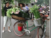Women selling flowers in Hanoi