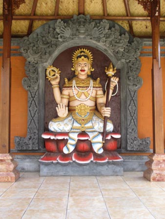 Statue in village, Bali