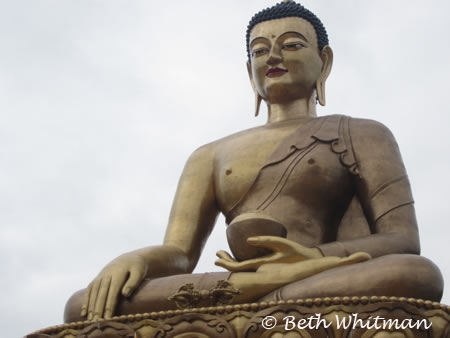 Buddha statue in Thimphu