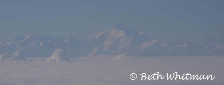 Mt. Everest from plane
