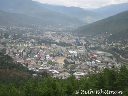 View of Thimpu