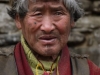 Old man in Eastern Bhutan
