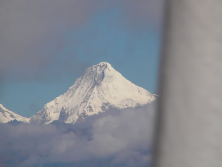 Mt. Everest from plane
