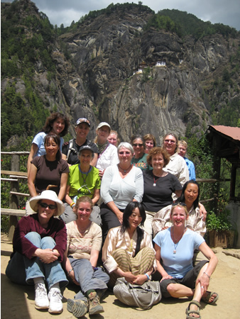 Women\'s group at Tiger\'s Nest