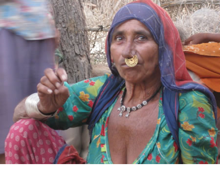 Bishnoi woman in Rajasthan