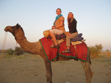 Camel ride in Rajasthan