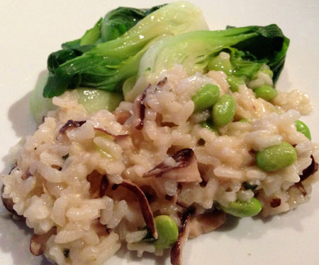 Risotto at The Flying Fish - yummy for the vegetarians!
