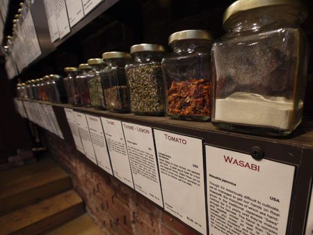 A variety of spices at World Spice