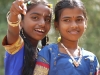 Young girls at temple