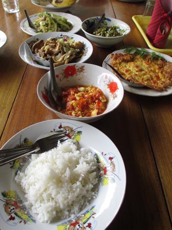 Lunch at a homestay near Chiang Mai