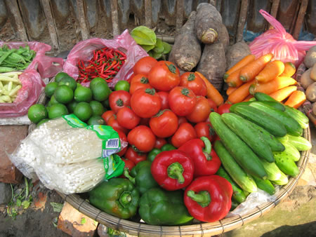 Vegetables in Hanoi