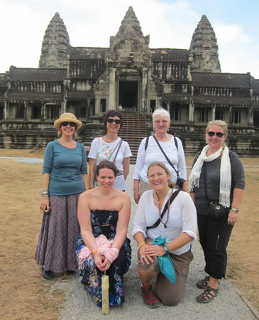 WanderTours Group at Angkor Wat