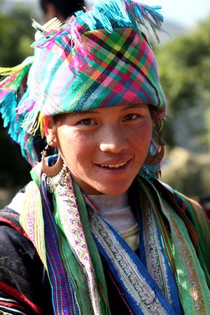 Woman near Sapa