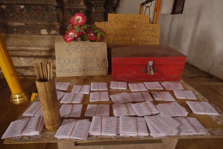 Scriptures in Temple Luang Prabang