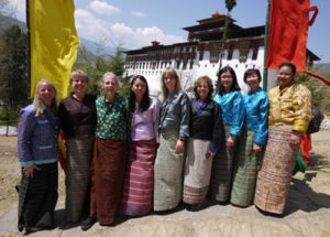 Bhutan Group in Kiras Paro