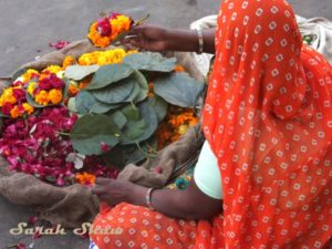 Offering-Flowers-Pushkar-India