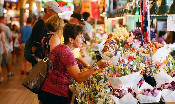 Pike Place Market Flowers