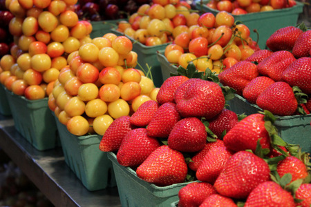 Strawberries and Cherries