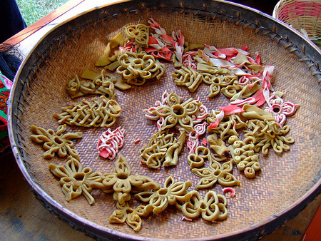 Buckwheat noodles in Bhutan