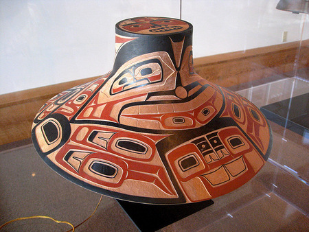 Traditional Salish hat