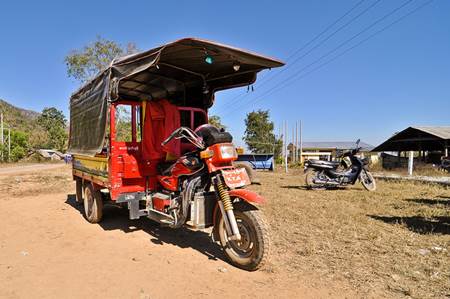 Burmese Motorcycle Taxi