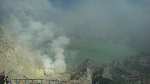 Mt. Ijen volcano 