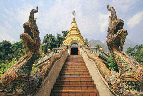 Chiang Mai temple steps