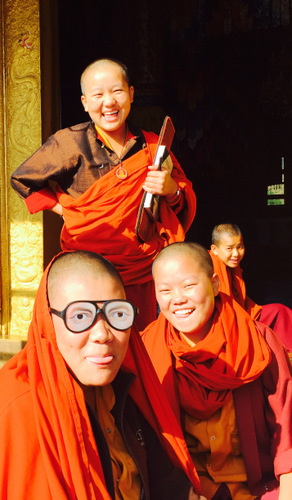 Bhutanese monks