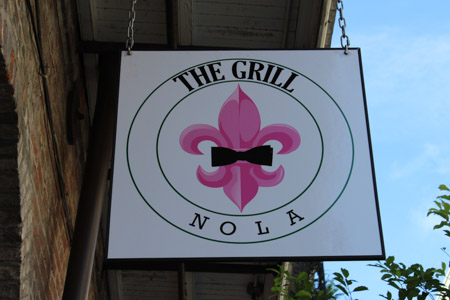 The Grill sign