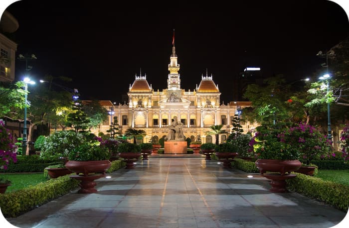 City Hall Saigon Vietnam