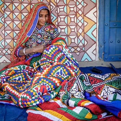 Woman Gujarat Textiles